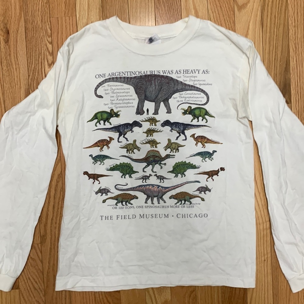 Dinosaur/Truck Field Museum Long-sleeve